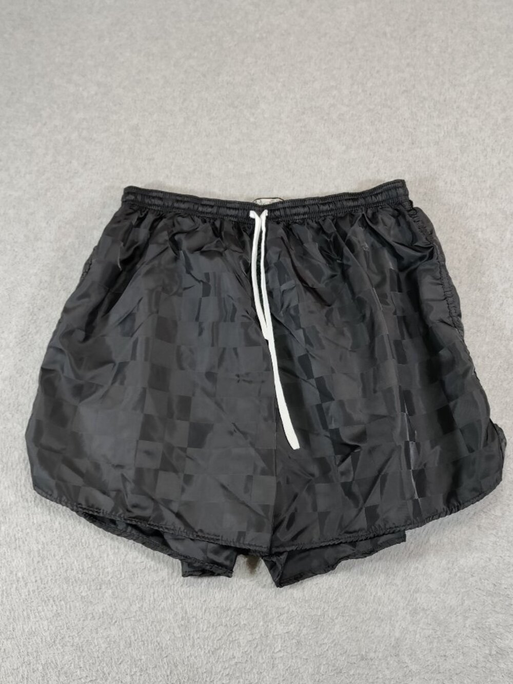 M.J. Soffe Mens XL 5in Inseam Black Nylon Running PT Shorts Made USA